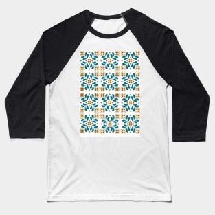 Portuguese Tile Pattern Baseball T-Shirt